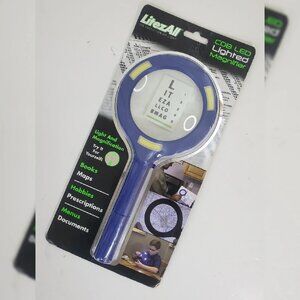 COB LED LIGHTED OBJECT MAGNIFIER GLASS LITEZALL W/BATTERIES NEW IN PACKING
